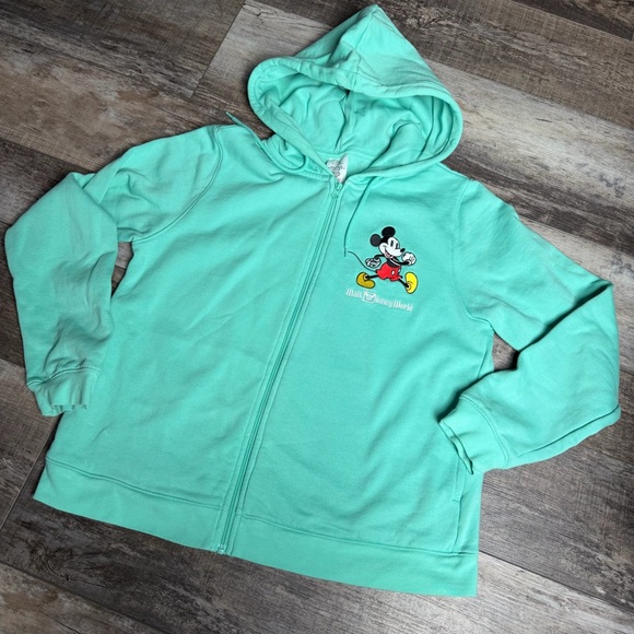 Disney World Sweaters - Disney World Hoodie with Mickey Mouse *Stain*